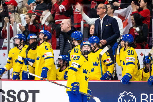 Ebba Hedqvist of Sweden looks dejected