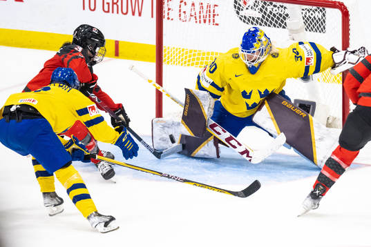 Goaltender Emma Söderberg of Sweden