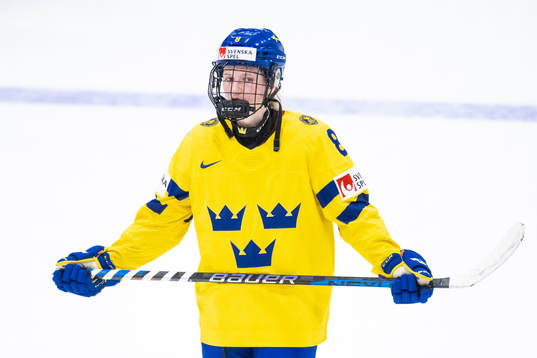 Hilda Svensson of Sweden looks dejected