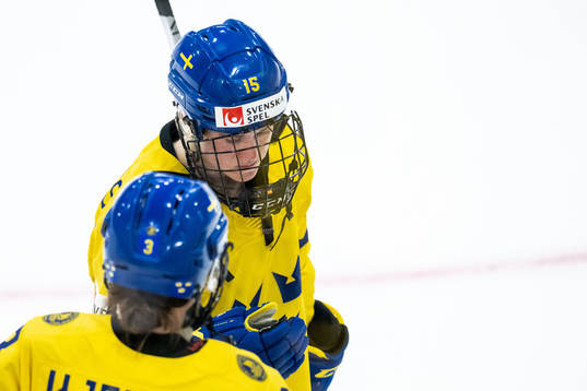 Lisa Johansson of Sweden looks dejected