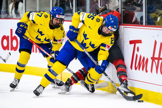 Sofie Lundin and Lina Ljungblom of Sweden