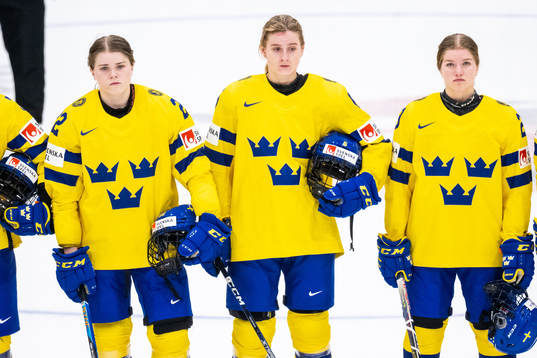 Hanna Thuvik, Josefine Holmgren and Ebba Hedqvist of Sweden