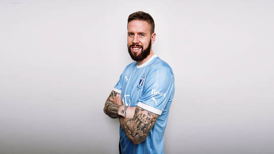 På denna handoutbild från Malmö FF syns Pontus Jansson