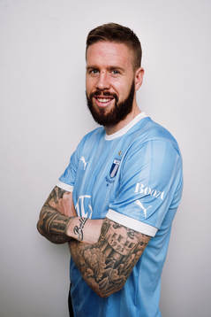 På denna handoutbild från Malmö FF syns Pontus Jansson