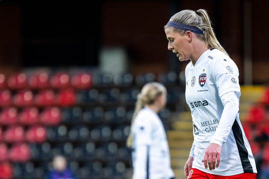 FC Rosengårds Olivia Schough deppar