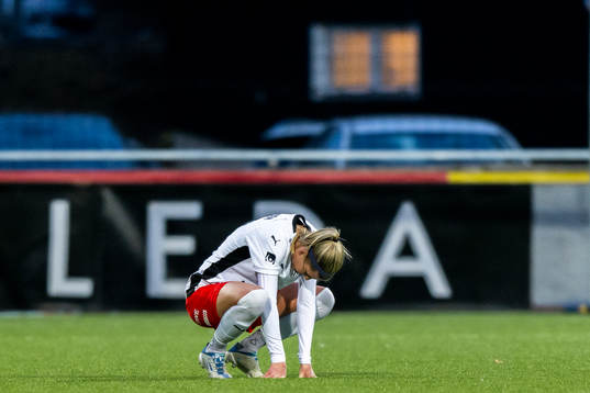 FC Rosengårds Olivia Schough deppar