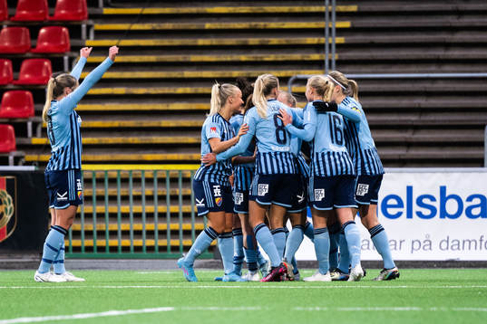 Djurgårdens Matilda Plan jublar