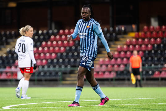 Djurgårdens Flavine Mawete Musolo deppar