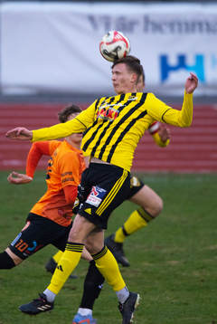 IFK Hässleholms Axel Henriksson i matchen i div. 2 mellan