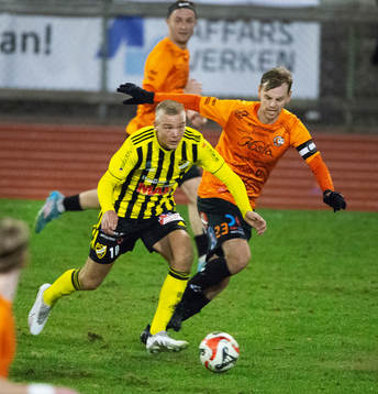 IFK Hässleholms Olle Kjellman Olblad i matchen i div. 2