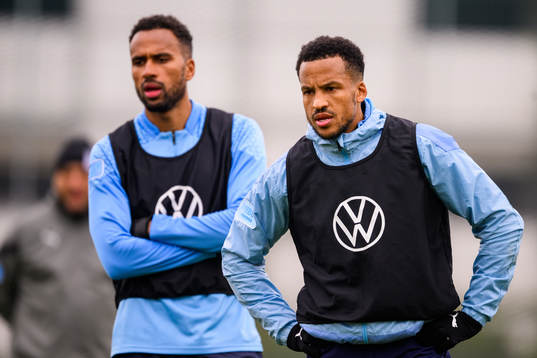 Isaac Kiese Thelin och Martin Olsson
