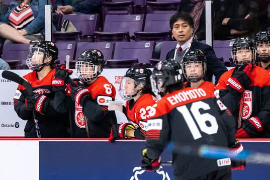Head coach Yuji Iizuka of Japan
