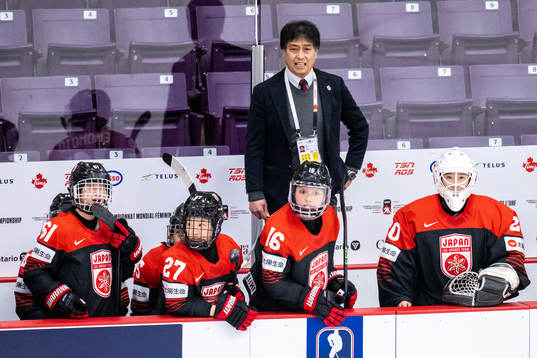 Head coach Yuji Iizuka of Japan