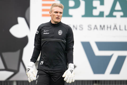Landskronas målvakt Svante Hildeman
