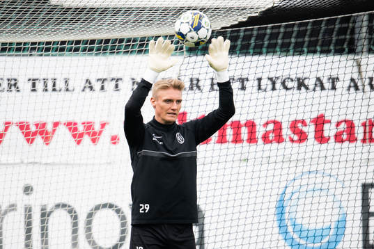 Landskronas målvakt Svante Hildeman