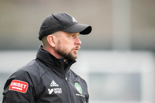 Skövde AIKs tränare Tobias Linderoth