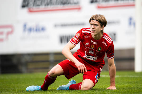 Skövde AIKs David Frisk deppar