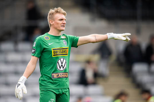Landskronas målvakt Svante Hildeman
