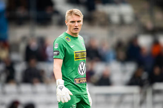 Landskronas målvakt Svante Hildeman