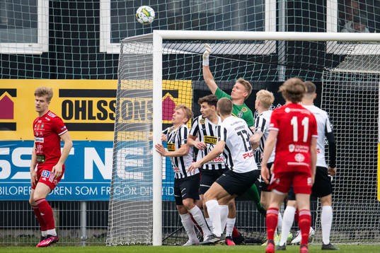 Landskronas målvakt Svante Hildeman