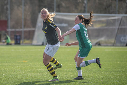 AIKs Sofia Parkner och Alingsås Ina Österlind