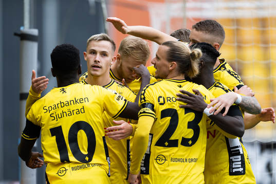 Elfsborgs Jacob Ondrejka jublar 3-0