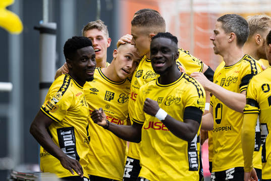 Elfsborgs Jacob Ondrejka jublar 3-0