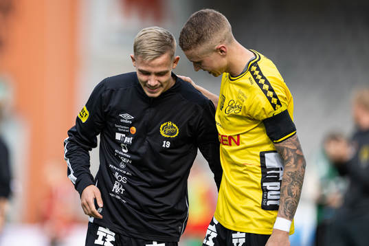 Elfsborgs Jacob Ondrejka och Andre Ibsen Rømer