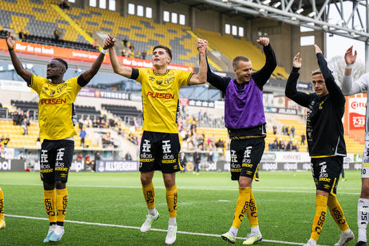 Elfsborgs spelare jublar