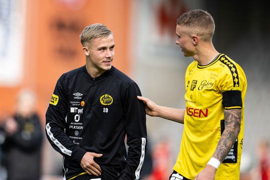 Elfsborgs Jacob Ondrejka och Sebastian Holmen