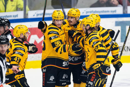 Skellefteås Rickard Hugg jublar
