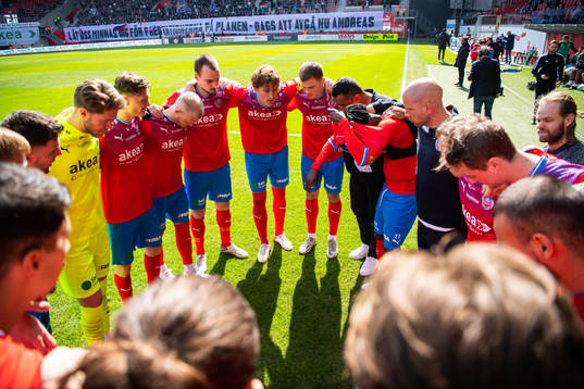 Helsingborgs spelare samlade