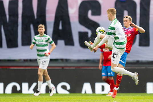 Västerås SKs Daniel Ask och Helsingborgs Victor Blixt