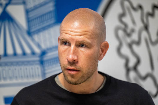 Helsingborgs tränare Mattias Lindström