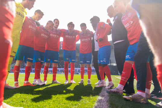 Helsingborgs spelare samlas