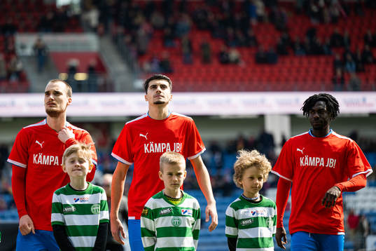 Helsingborgs Adam Hellborg, Amar Muhsin och Benjamin Acquah