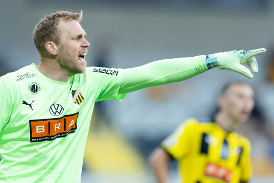 Häckens målvakt Peter Abrahamsson