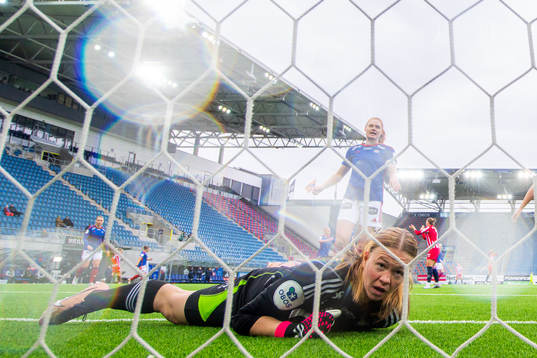 Goalkeeper Jalen Tompkins of Vålerenga