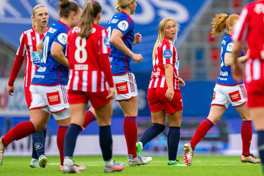 Maria Hovmark of Avaldsnes looks dejected