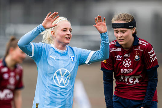 Malmö FFs Melina Skarström jublar
