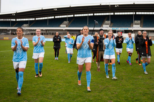 Malmö FFs spelare jublar