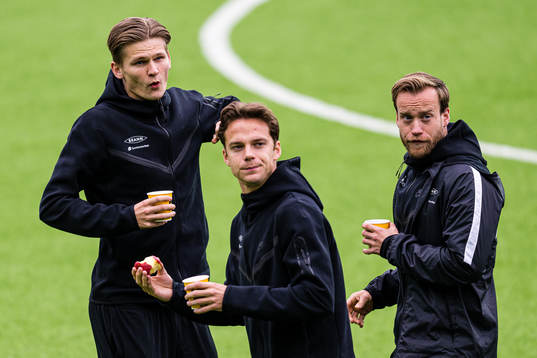 David Møller Wolfe, Felix Horn Myhre and Bård Finne of