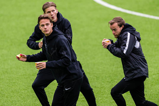 David Møller Wolfe, Felix Horn Myhre and Bård Finne of