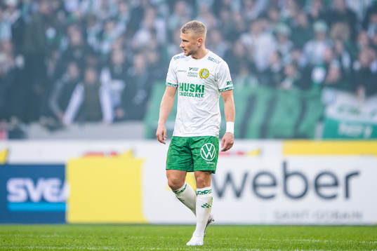 Hammarbys Simon Strand deppar