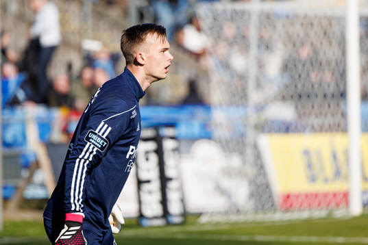 Djurgårdens målvakt Andre Picornell före fotbollsmatchen