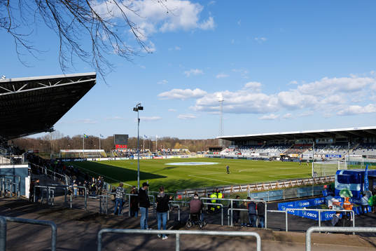 Örjans Vall före fotbollsmatchen i Allsvenskan mellan