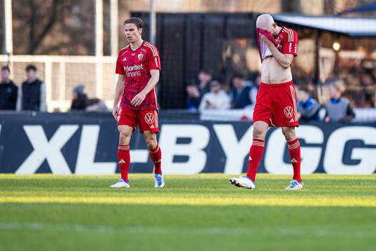 Djurgårdens Elias Andersson och Marcus Danielson deppar