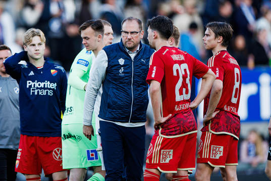 Halmstads tränare Magnus Haglund