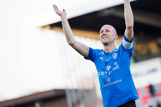 Halmstads Andreas Johansson jublar