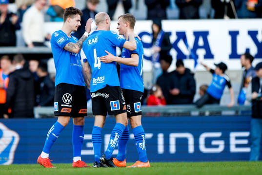 Halmstads Gabriel Wallentin, Andreas Johansson och Gustav
